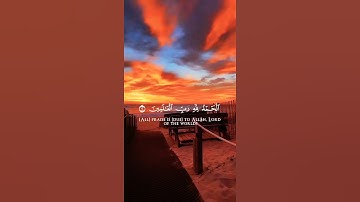 الحمد لله رب العالمين| سورة الفاتحة تلاوة هادئة ومريحة 🌿القرآن الكريم🌿 سعد الغامدي #quran #allah