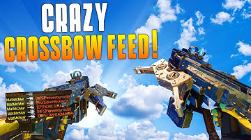 CRAZY CROSSBOW FEED! (NX Shadow Claw 6 On Screen) Black Ops 3 Funny Moments! - MatMicMar