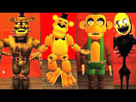 4 Animatronics Escondidos No Roblox Fazbears Animatronic Factory Roleplay Youtube - construindo a casa de fnaf 4 roblox animatronics