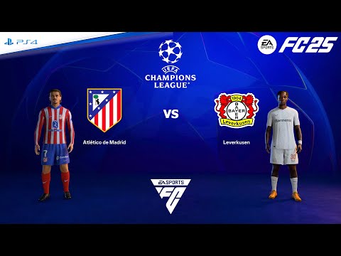 FC 25 PS4 - Atlético Madrid vs Bayer Leverkusen | UEFA