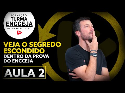 O segredo escondido dentro da prova do ENCCEJA. - O segredo escondido dentro da prova do ENCCEJA.