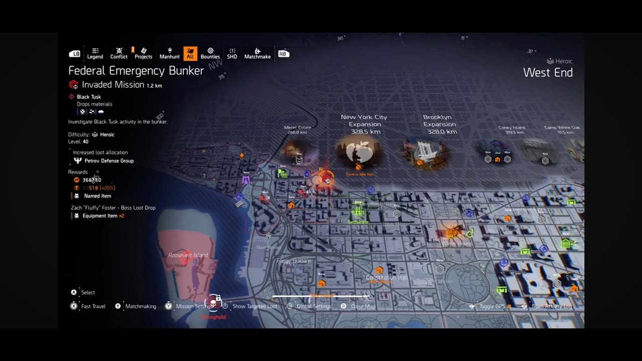 TOM CLANCY'S THE DIVISION 2 - INVADED MISSIONS -FEDERAL EMERGENCY BUNKER - Presented By shaftcash269