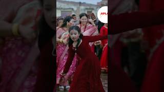 New generation entertaining newari culture #bansuri #culture #tradition #dance #shorts