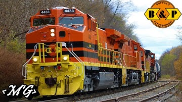Painted Dash 9s and Railroad Relics Along Two Historic Lines
