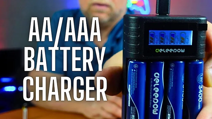 Deleepow Rechargeable Lithium AA Batteries 1.5V