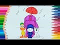 Pocoyo de pintar | Cómo dibujar y colorear | Dibujos para colorear | Dibujos para pintar