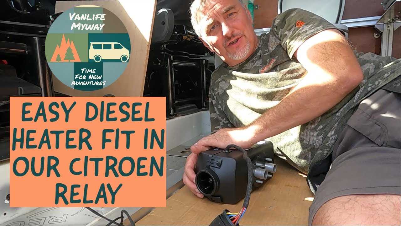 GREAT LOCATION HEATER INSTALL in a Citroen Relay/Boxer/Ducato/Promaster