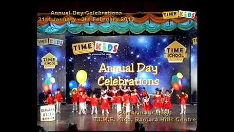 T.I.M.E. Kids Banjara Hills Centre, Annual day celebrations, Aale song.