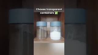 See more, waste less. Clarity creates order. #kitchentips #organizedpantry #homehacks #kitchen