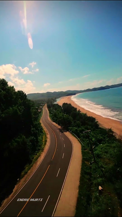 Pantai Soge View Drone Fpv  Wisata Wonderful Indonesia Pacitan Tourism