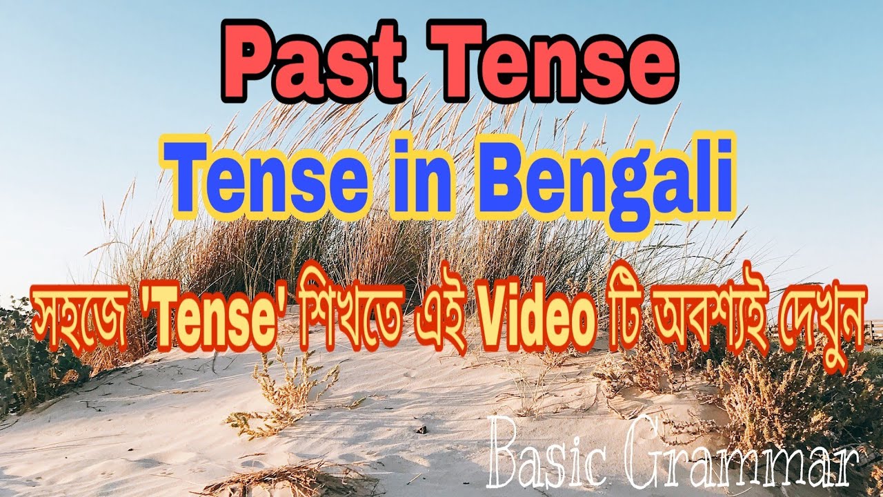 Tense | Past Tense | Tense In Bengali | Basic Grammar | Part - 2 ...