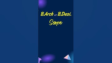 B Arch vs B Desi Which Is Better | B Arch vs B Desi Ka Scope Kitna Hai | Scope After B Arch vs B Des