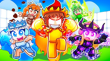 Techy Gets Elemental Powers In Roblox Rivals With MY CRAZY FAN GIRLS...