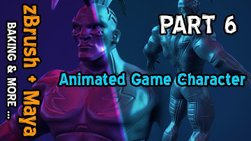 Part 6 Game Model: Baking (Rigged, Textured, Animated)