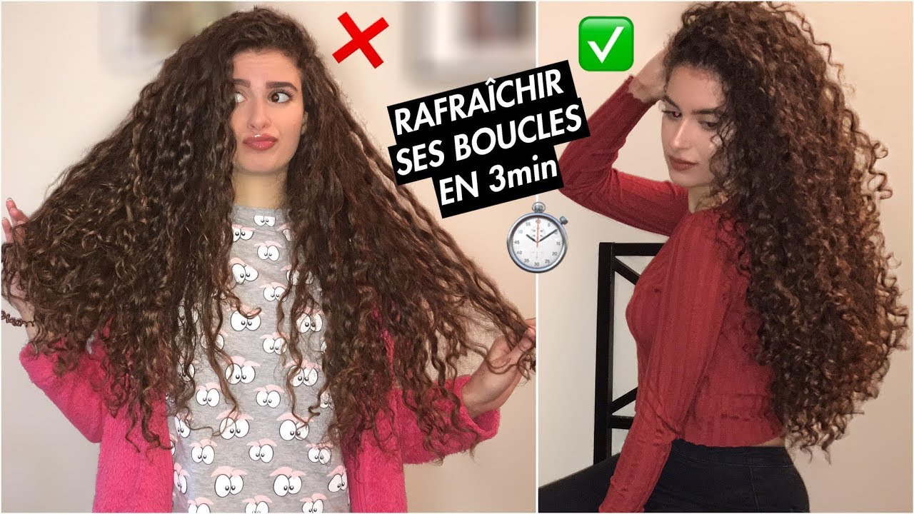 COMMENT RAFRAÎCHIR SES BOUCLES EN 3min⏱ (pour tous les jours) 