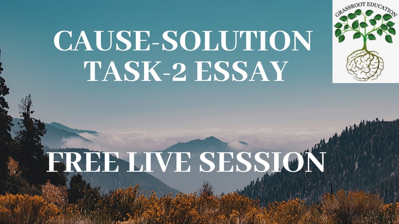 cause solution essay task 2