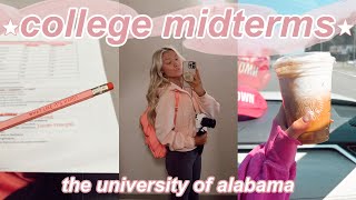 College Day In My Life | Midterm Exams, Classes, Studying | The University of Alabama