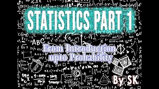 Statistics Part 1 - From Introduction to Probability