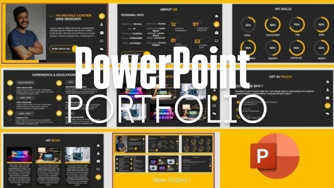 💥Create Your Portfolio in PowerPoint | Free Template | Easy and Adjustable 💥 - YouTube create-your-portfolio-in-powerpoint-free-template-easy-and-adjustable-youtube