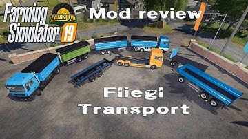 Farming Simulator 19 | Mod review | Fliegl Transport Pack