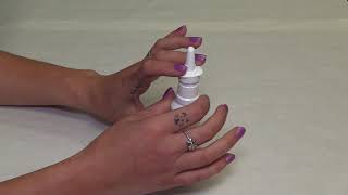 How to Open No drip Nasal Spray Dust Cap