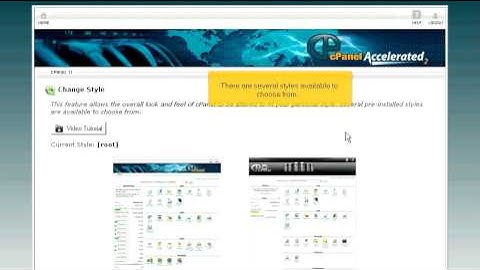 Hostsary.com Cpanel Video - How to change your cPanel style