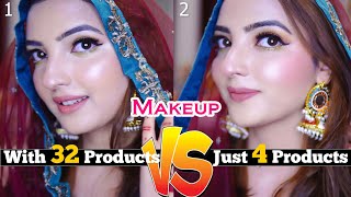 Mehndi Makeup Just 4 Products Flawless Look - Sath Meri Kaam Wali ki Kahani bhi Sun Lein