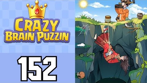 Crazy Brain Puzzle Level 152 Cliff Crisis | Game Walkthough