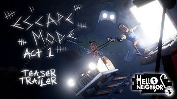 CURSE RETOLD - Escape Mode (ACT 1) // Teaser Trailer (Hello Neighbor 1 Mod) // Early Footage