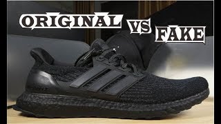 Adidas Ultra Boost 3.0 Triple Black Original & Fake