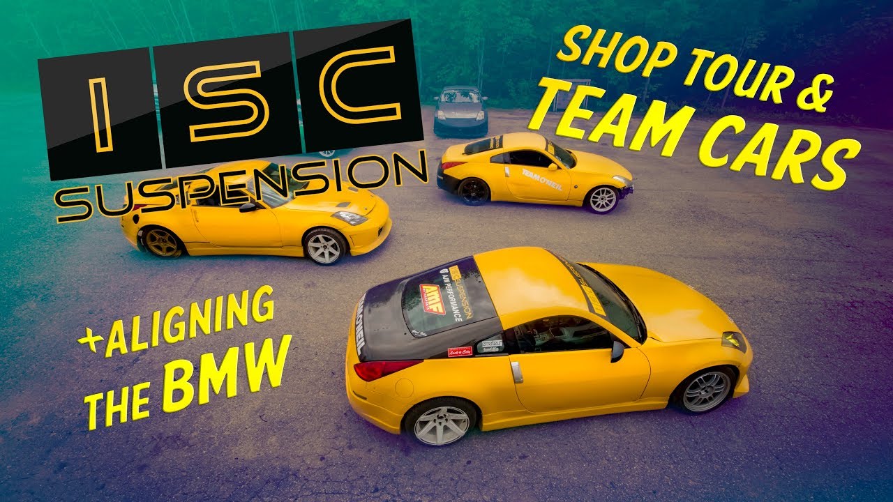 ISC Suspension shop tour and team cars - YouTube