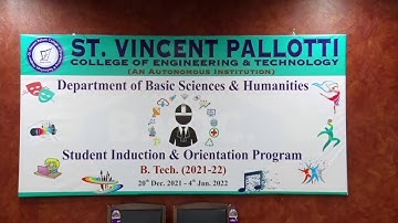 Induction & Orientation Program B.Tech First Year 2021-22.