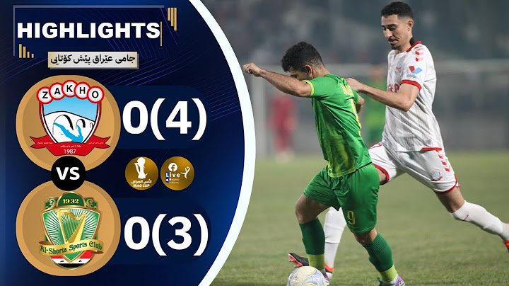 زاخو 0-0 الشرطة (4-3 ركلات ترجيح) | كأس العراق نصف النهائي | ملخص المباراة وركلات الترجيح