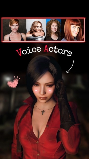 ALL Ada Wong Voice Actors ❤️🔥 #shorts #residentevil4