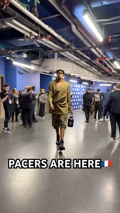 Pacers arrive for #NBAParis