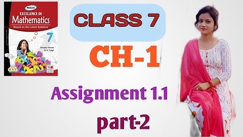 class 7 math//chapter 1//knowing our numbers//assignment-1.1//part 2//CBSE//Prachi publication
