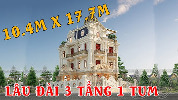 #short Thiết kế Lâu đài - Biệt thự Tân cổ điển 3 tầng 1 tum đẹp rạng ngời