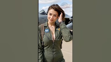 "Meet the Stunning Fighter Pilot Breaking Barriers in the Skies!"