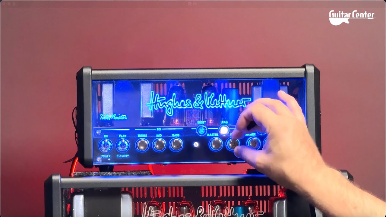 ギター Hughes&Kettner TUBEMAN AMP P/ GUITARRA HEAD HUGHES & KETTNER TUBEMEISTER DELUXE 20 - AT