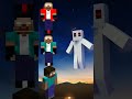 herobrine,Xjames,red evil vs all  #shorts #minecraft #viral