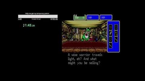 Shining in the Darkness Speedrun 2 Segments WR 8:06:46.71