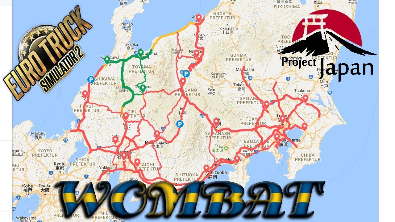 Project Japan V0 1 Patch 2 For Ets2 Ets2 Mods Euro Truck Simulator 2 Mods Ets2 Trucks Maps