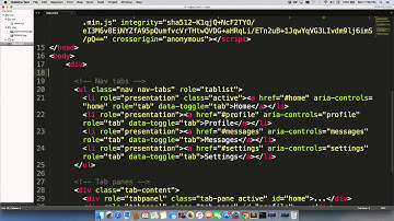 Including Bootstrap Tabs on your Website