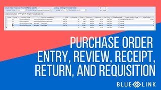 Purchase Order Entry, Receipt, Return and Requisition [DEMO] screenshot 4