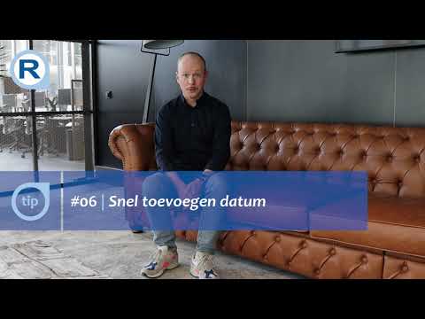 Realworks Tip # 06 Snel toevoegen datum