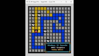 Hobby BASIC Interpreter for Windows - SPY (Move by Numbers)