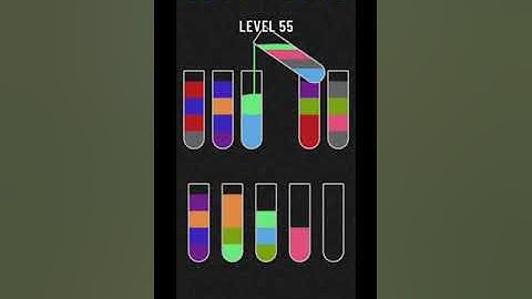 Water sort puzzle level 55