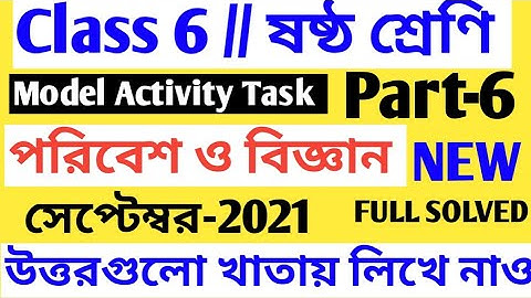 Class 6 Science Model Activity Task Part 6/Class 6 Model Activity Task Science Part 6/Model Task