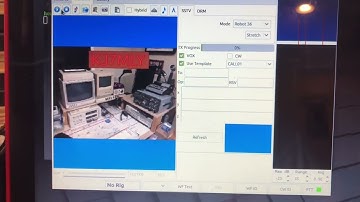 SSTV test with QSSTV