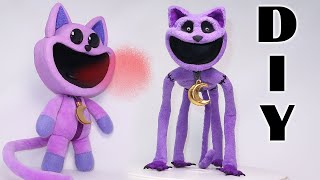DIY Tutorial: CATNAP and CATNAP MONSTER 100% Realistic Plushies! Poppy playtime Smiling Critters